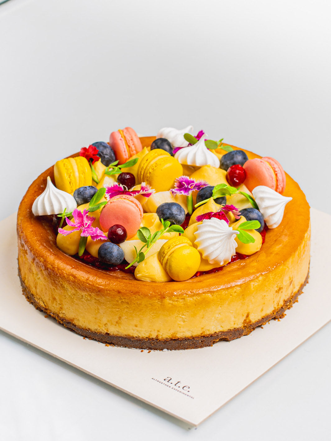 The ate cheesecake: Citrus & Berries
