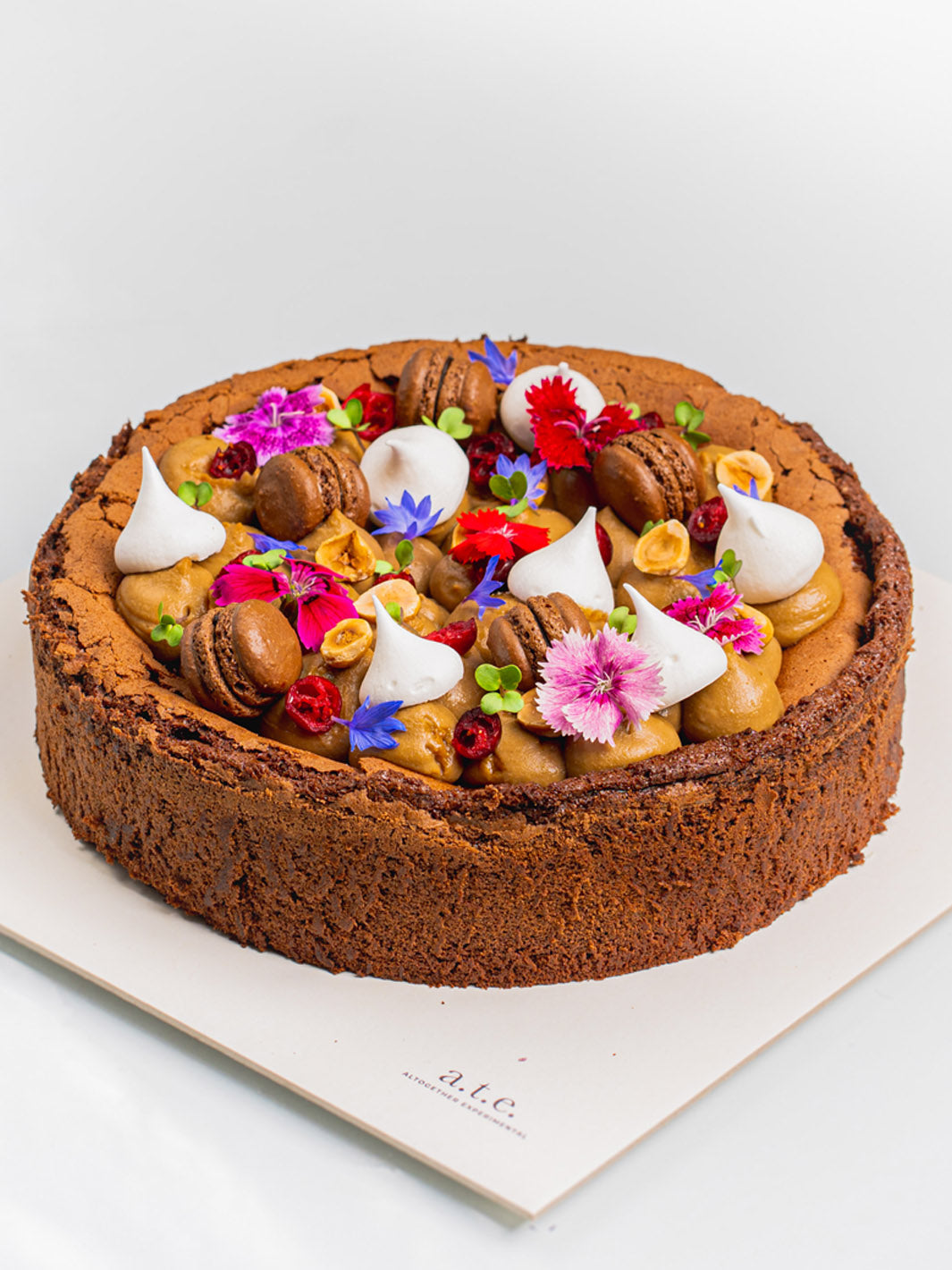 Flourless Choc cake + Coffee + Hazelnuts