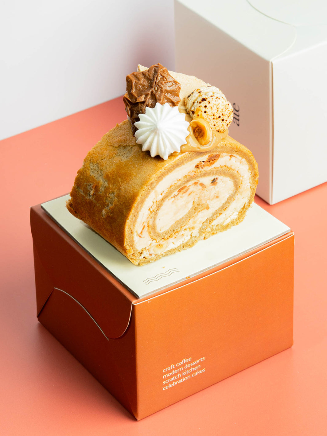 Cold Coffee Swiss Roll