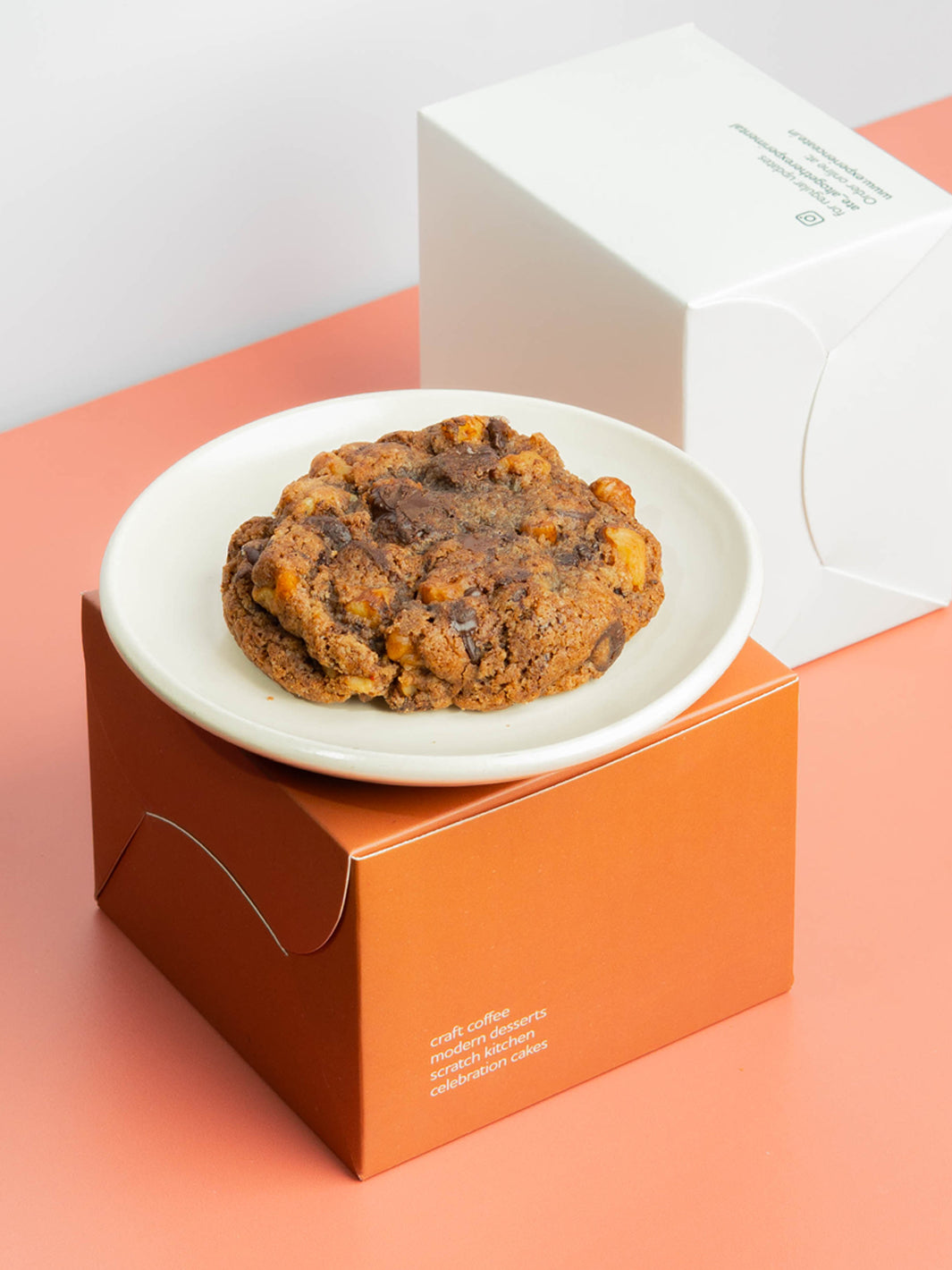 Chunky Double Choc & Walnut Cookie