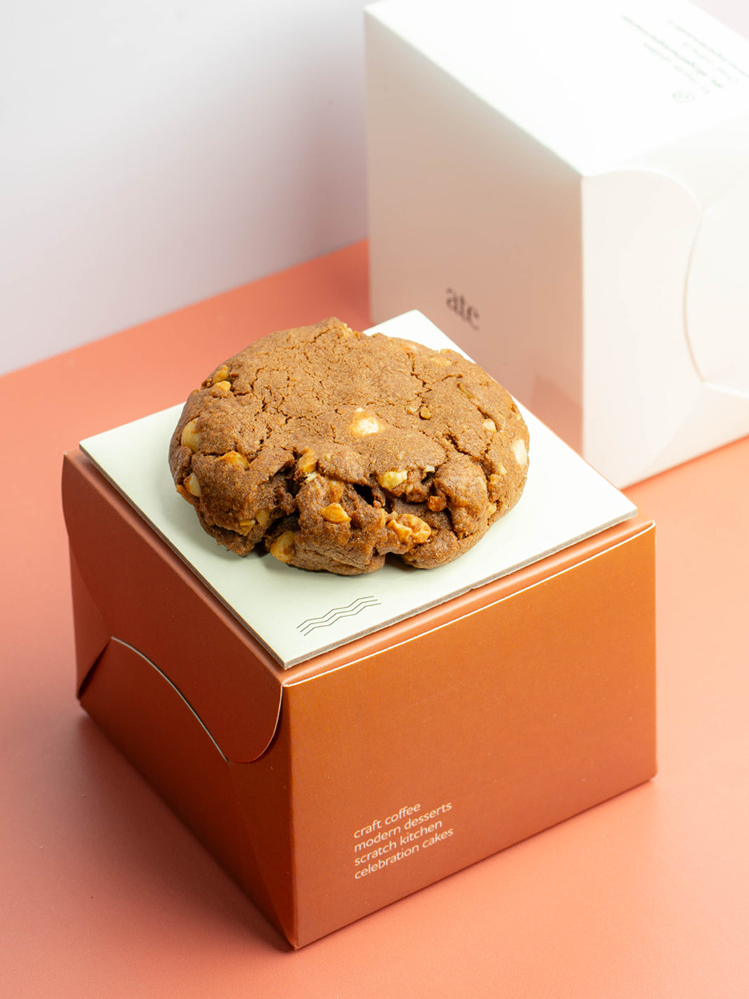 Chunky White Choc & Hazelnut Cookie