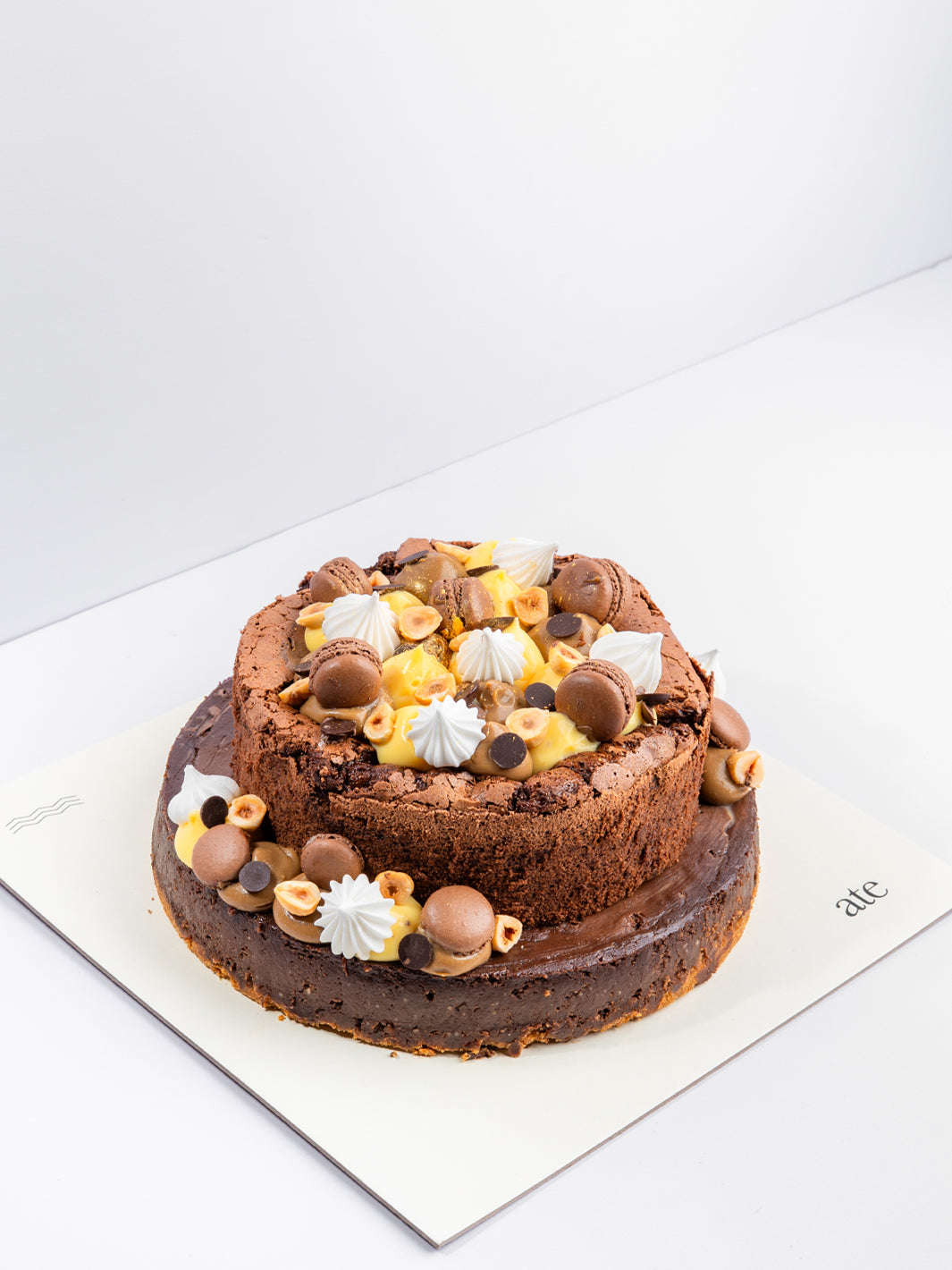 The ate Chocolate Cheesecake x Flourless Cake