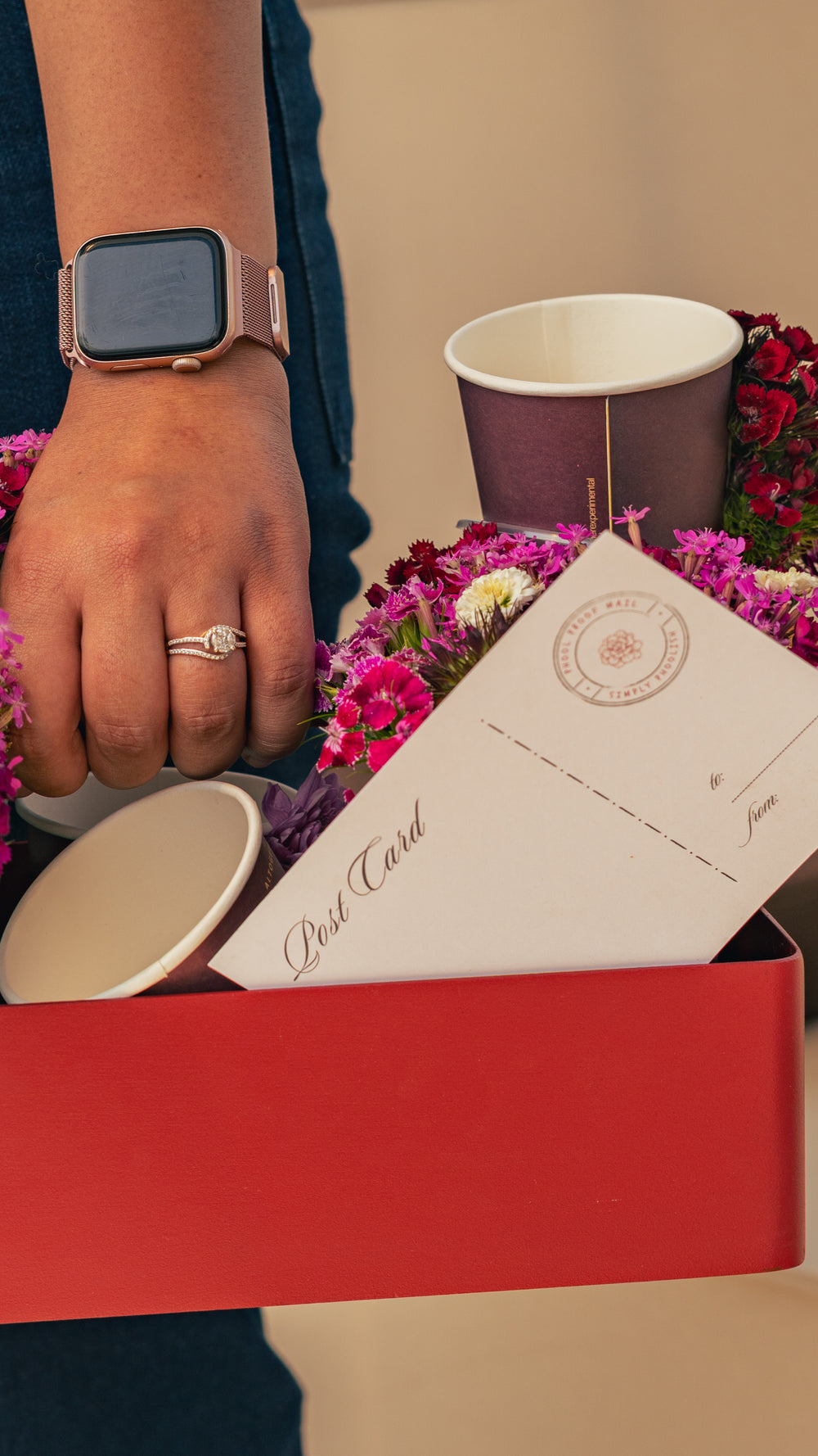 to create a quiet corner for handwritten letters.