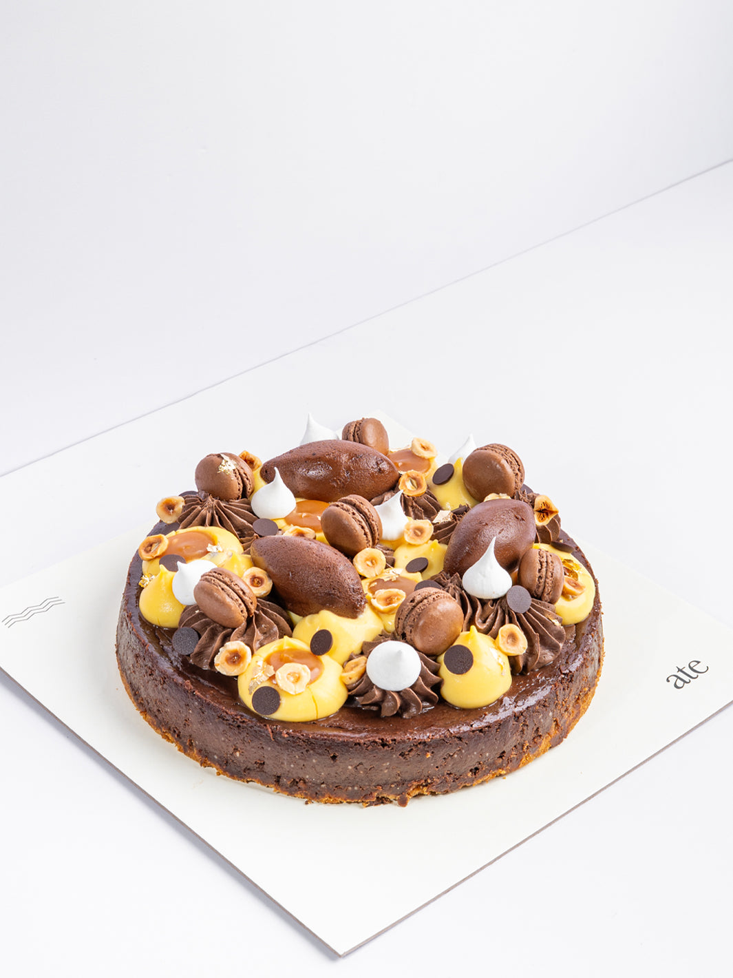 The ate Cocoa Cheesecake + Caramel
