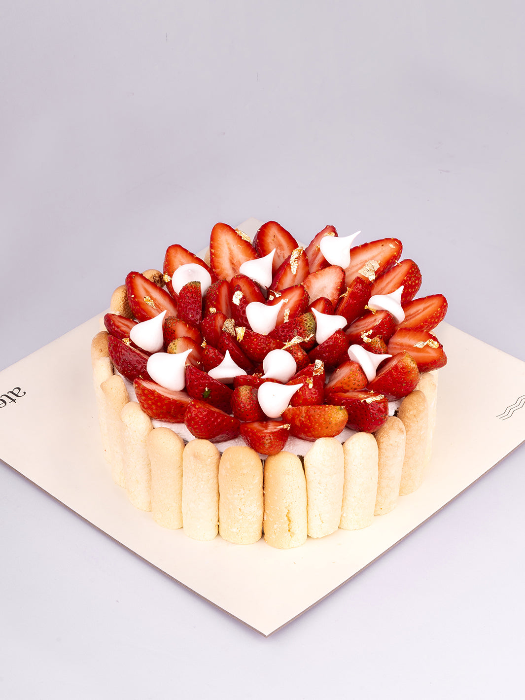 Strawberry Charlotte Cake