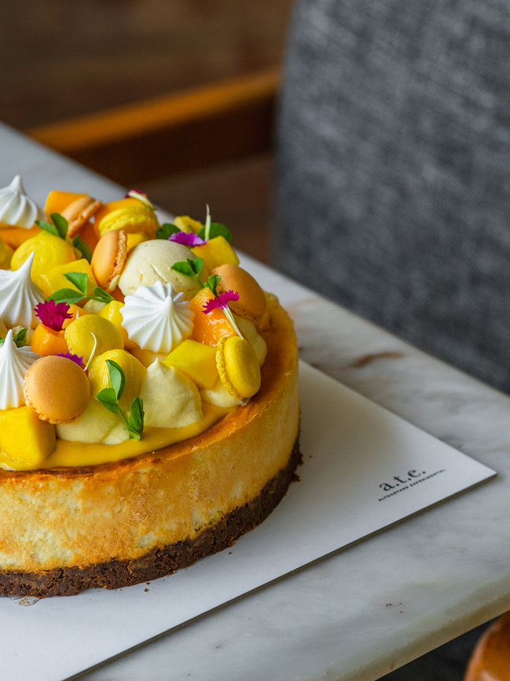 The ATE cheesecake + Mango & Vanilla